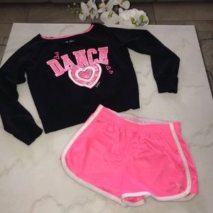 JUSTICE DANCE outfit.